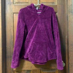 Purple Tex gear 1/4 zip pull over